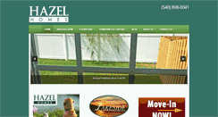 Desktop Screenshot of hazelhomesva.com