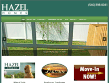 Tablet Screenshot of hazelhomesva.com